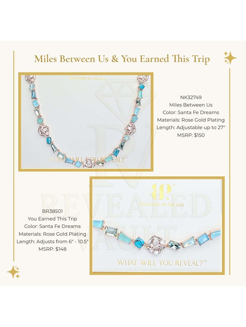 Miles Between Us & You Earned This Trip - Santa Fe Dreams - Jewel Candy Destinat